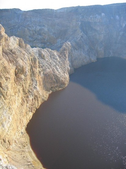 Mt. Kelimutu crater lake